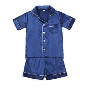 Set di pigiami estivi a manica corta per bambini e bambine - Product Image 6