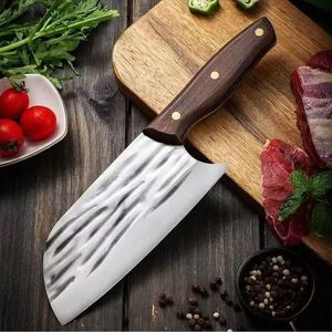 Cuchillo de cocina para el hogar, cuchillo de chef forjado, estilo popular, venta directa de fábrica, en stock, acero inoxidable, corte preciso - Product Image 1