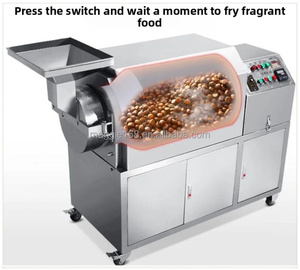 Machine à griller et à torréfier électrique à grande capacité pour graines, fruits secs, pois chiches, cacao, café, arachides, facile à utiliser - Product Image 4