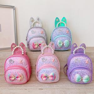 Factory Supply Cute Bow Small <b>Backpack</b> 2026 Summer Fashion Casual Girls Kindergarten <b>Children</b> <b>Backpack</b> - Product Image 5