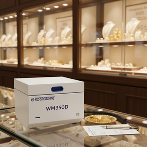 Auto-Report <strong>Gold</strong> <strong>Tester</strong> Pawnshop Recycling Used Jewelry Check High Precision WM350D <strong>XRF</strong> Analyzer Wisermachine Brand 144eV IP55 - Product Image 1