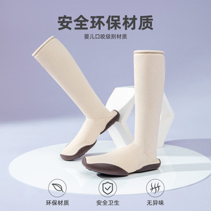 รองเท้าฟิตเนสทรงสูงรุ่น GallonShark สำหรับผู้หญิง พื้นรองเท้า TPU ตาข่าย พื้นรองเท้ากลาง EVA เหมาะสำหรับโยคะ แอโรบิก พิลาทิส และการฝึกซ้อมแบบเงียบ - Product Image 2