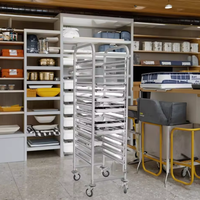Équipement de boulangerie de haute qualité en acier inoxydable, plaque de cuisson 40*60cm, table de préparation alimentaire pour boulangerie de pain