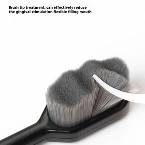 Fabricant 2025 Nouveau design Brosse à dents Nano écologique à usage domestique avec poils 10000 ultra doux Couleur charbon de bois doux - Product Image 5