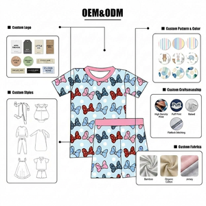 <span class=keywords><strong>Pigiama</strong></span> in Bambù per Bambini Babylovey, Stampa Dinosauro, Tessuto Organico, Maniche Lunghe e Pantaloni, Set per Bambini, ODM Senza Tasse, Basso MOQ - Product Image 4