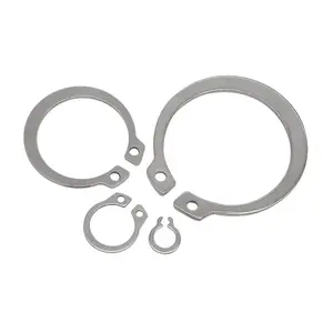 Anéis de retenção fixadores de ferragens, anéis de retenção para arruelas din471
