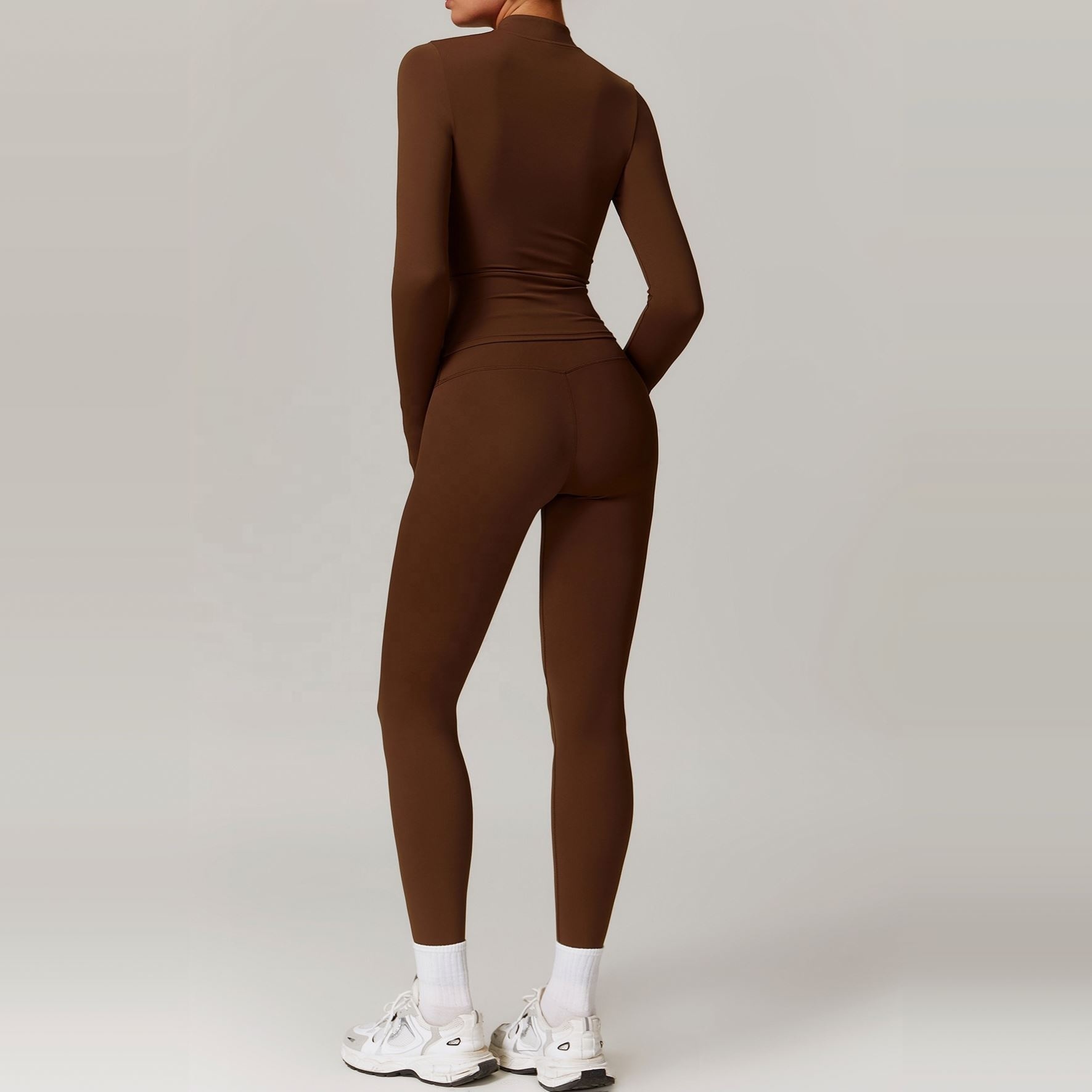 Long Sleeve Yoga Tight Regular Fit Breathable Printed Stretchy Design Great Gym Running Winter Wear Direct Factory Sale