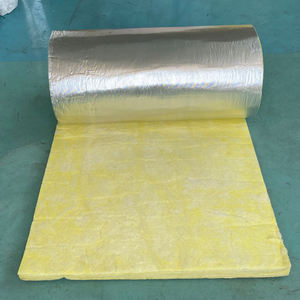 Couverture isolante en fibre <span class=keywords><strong>de</strong></span> <span class=keywords><strong>verre</strong></span> <span class=keywords><strong>prix</strong></span> usine avec isolation <span class=keywords><strong>de</strong></span> bâtiment en métal feuille d'aluminium <span class=keywords><strong>laine</strong></span> <span class=keywords><strong>de</strong></span> <span class=keywords><strong>verre</strong></span> résistante à la chaleur ignifuge - Product Image 2