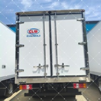 Camion frigorifique Isuzu 4x2 Diesel KV100 de 20 mètres cubes pour le transport de viande fraîche, fruits de mer et crème glacée