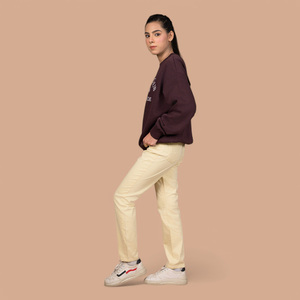Jeggings pour femmes OEM, mélange de coton doux, mode, confortables, coupe ajustée, vêtements décontractés, jeggings extensibles pour femmes, pantalon jeggings personnalisé pour femmes - Product Image 3