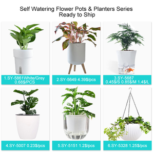 Pots de fleurs auto-arrosants Deepbang Country, petits pots ronds <span class=keywords><strong>pour</strong></span> la maison, vente en gros, pas chers et élégants - Product Image 3