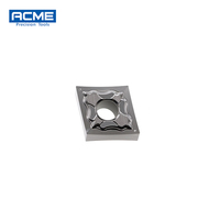 Plaquette en carbure super dur ACME CNMG120402 CNMG120404 CNMG120408 pour tour CNC, outil de tournage pour cuivre et aluminium, OEM, garantie 3 ans