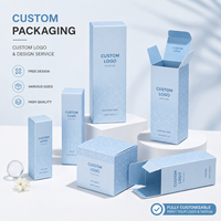 Boîtes d'emballage cosmétiques pliables en carton blanc, écologiques, de luxe, avec impression offset, taille personnalisée