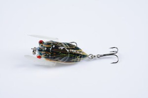 Señuelo <span class=keywords><strong>de</strong></span> Pesca Biónico <span class=keywords><strong>de</strong></span> Insecto Acuático, Cigarrera, 5cm/6.2g, Plástico Pintado, Duro, Venta al Por Mayor - Product Image 5
