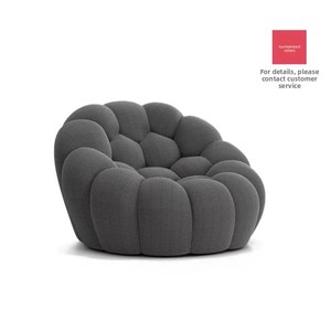 Divano a bolle in stile nordico minimalista di design Rochburg completamente assemblato per il calcio compresso presenta il soggiorno singolo disponibile - Product Image 4