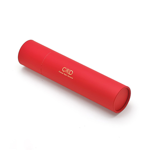 Bijoux personnalisés collier stylo parfum rouge à lèvres huile essentielle petit long emballage cylindrique boîte de papier ronde tube de papier - Product Image 2