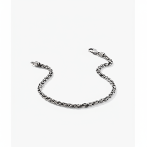 Pulsera de Cadena de Trigo Chapada en Oro de 3.3mm con Diamantes y Perlas, Brazalete Moderno con Forma de Cruz para Bodas, Fiestas o Regalos - Product Image 1