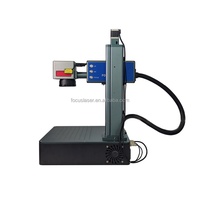 Nouvelle mini-machine de découpe laser à fibre pour métal CNC avec système de refroidissement par air prenant en charge les formats DXF/BMP/AI/PLT