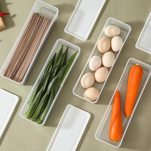 Extra Lange Transparante Rechthoek Luchtdichte Plastic Pantry Opslag <span class=keywords><strong>Container</strong></span> Voor Pasta Linguine Macaroni Voedsel Opslag & <span class=keywords><strong>Container</strong></span> - Product Image 6