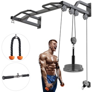 VIGFIT Barre de traction murale robuste avec système de poulie pour machine à câble, équipement de sport pour tractions et tirages verticaux - Product Image 5