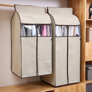 New Arrival 3D Men Suit Storage Bags <strong>Closet</strong> Storage Container <strong>Big</strong> Capacity Hanging Suit Garment Dust Covers - Product Image 1