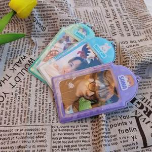 Korean Style PVC Id <b>Card</b> Case Cute Custom Printed Pattern Keychain <b>Card</b> <b>Holder</b> with Rubber for Photos & Credit <b>Cards</b> - Product Image 1