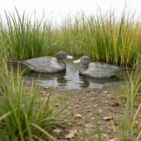 Canard gris flottant en plastique réaliste pour la chasse en extérieur, leurre 43x20x20cm, décoration pour jardin, piscine, lac, canard mâle DaQin