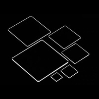 Plaque de quartz perforée de précision |   Diamètre et épaisseur personnalisés |   Disque en silice fondue percé et rainuré avec revêtement CE RoHS