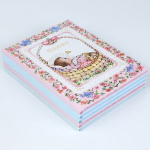 Diario de Bebé con Diseño de Nubes, Cuaderno de Tapa Dura Colorido, Regalo de Recuerdo, Diario de Hitos del Bebé - Product Image 1