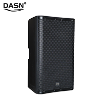 DASN DNM15DC-LA Enceinte PA active compacte en plastique pleine fréquence 15 pouces 4000W de puissance de crête DSP Audio pour extérieur, scène DJ et home cinéma