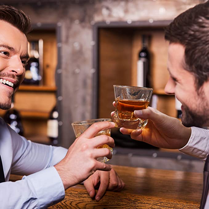 Whiskey Glasses Non-Leaded Crystal Glasses, Wine Accessories for Whisky Cocktails