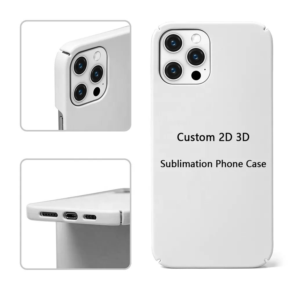 DIY Custom Smartphone Cell PC Blanks 2D 3D Designer Sublimation Mobile Phone Case Cover For Iphone 13 14 Pro Max Cases