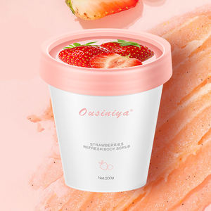 Exfoliante Corporal Humectante Natural de Limpieza Profunda con Fresa, Aclarante y Exfoliante, Marca Privada al por Mayor - Product Image 2