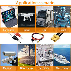 Konektor Adaptor <span class=keywords><strong>2</strong></span>-Pin XH30U-F/4mm Bentuk Pisang, Kabel PVC Berinsulasi 18 AWG untuk Mesin, Kabel Khusus - Product Image 6