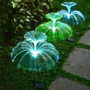 Lámpara Decorativa Solar LED con Forma de Medusa para Jardín, Resistente al Agua - Product Image 1