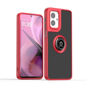 2024 nuevas fundas mate duras de TPU para PC a prueba de golpes con soporte de anillo giratorio 360 funda de teléfono para Motorola Moto G55 <span class=keywords><strong>5G</strong></span> - Product Image 1