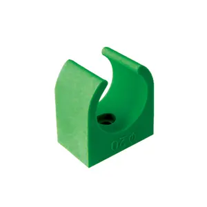 KEXING PPR 도매 건축재료 좋은 품질 녹색 회색 흰색 용접 연결 ppr 피팅 낮은 발 파이프 클램프 클립