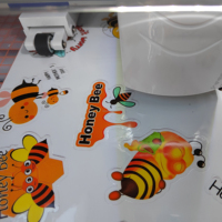 Imprimables personnalisés en gros A3 A4 Washi jet d'encre feuilles d'autocollants en papier Transparent support transparent Washi adhésif papier autocollant 8.5*11