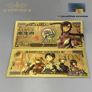 10 types de billets de banque japonais en EVA, plaqués or 24 carats, pour collection - Product Image 5