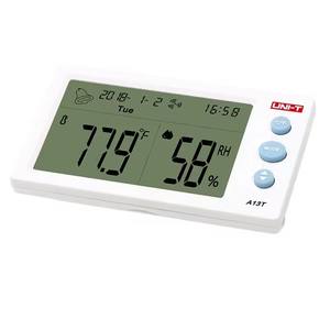 UNI-T A 13T Temperatuur-En Vochtigheidsmeter Binnenshuis Gebruiken 4.5 "Lcd-<span class=keywords><strong>Display</strong></span> Ip55 Bescherming 5% Nauwkeurigheid Tijd/Datum/Week <span class=keywords><strong>Display</strong></span> - Product Image 2