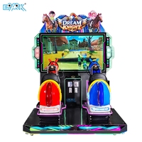 Machine de course de chevaux à monnayeur, simulateur de course commercial pour 2 joueurs pour FEC
