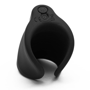 Masturbateur en silicone de qualité médicale noir, prix d'usine, stimulateur de pénis, entraîneur, 10 fréquences de vibration, 100% étanche pour hommes - Product Image 5