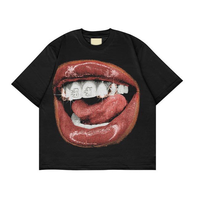 High Quality 100% Cotton Oversized Streetwear T-Shirt Premium Lose Fit Breathable Anti-shrink Vintage Print Custom T-Shirts