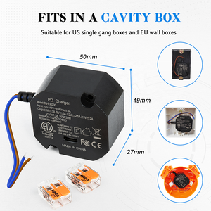 Adaptateur d'alimentation USBC mural affleurant AC vers USBC pour tablettes USB-C 5-20V avec sortie maximale 30W <span class=keywords><strong>chargeur</strong></span> type-c pour iPad - Product Image 5