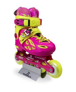 Pattini in linea Lexiu KX2 per bambini 3-5-6-8-10 anni, unisex, per principianti, comodi, scarpe fantasia - Product Image 3