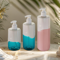 Nouveaux produits - Flacon de shampoing et de gel douche 300 ml, 400 ml, 500 ml avec pompe, emballage de flacon cosmétique, ensemble d'emballage de flacons