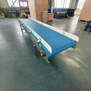 Convoyeur à bande modulaire incliné, élévateur à chaîne modulaire en plastique, convoyeur de levage à bande modulaire, convoyeur à mailles modulaires de qualité alimentaire - Product Image 6