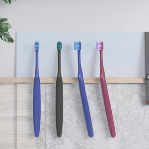 SB TECH Factory Fine Soft Bristle Toothbrush Attractive Color Single Pack Plastic Handle Nylon Manual Four Colors for Home Use - Product Image 3