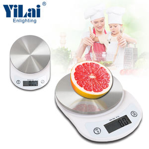 도매 3KG 전자 주방 식품 저울 디지털 원형 주방 저울 - Product Image 1