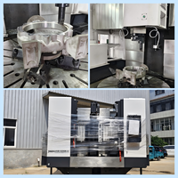 Centro de Torneado-Fresado VTC1600, Torno Vertical Adecuado para Procesar Círculos Interiores y Exteriores, Caras Planas, Orificios Cónicos y Otros